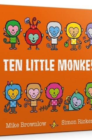 Cover of Ten Little Monkeys Board Book