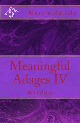 Book cover for Meaningful Adages IV