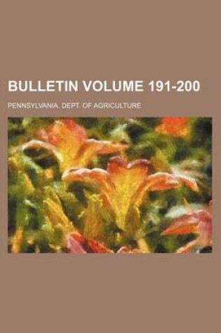 Cover of Bulletin Volume 191-200