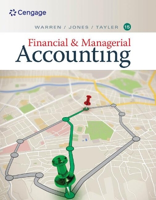 Book cover for Cnowv2 for Warren/Jones/Tayler's Financial & Managerial Accounting, 1 Term Printed Access Card