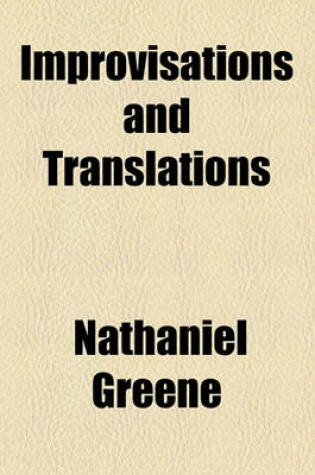 Cover of Improvisations and Translations