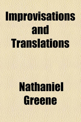 Book cover for Improvisations and Translations