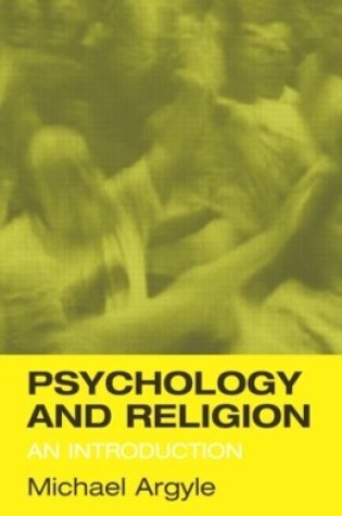 Cover of Psychology and Religion