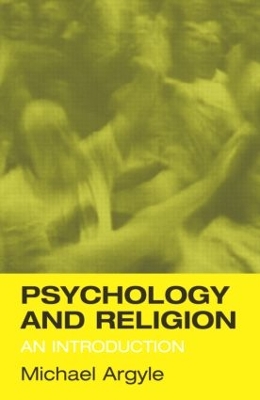 Book cover for Psychology and Religion