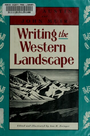 Cover of Writing the Western Landscape