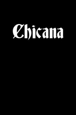 Book cover for Chicana