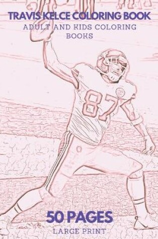 Cover of Travis Kelce Coloring Book