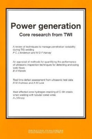 Cover of Power Generation