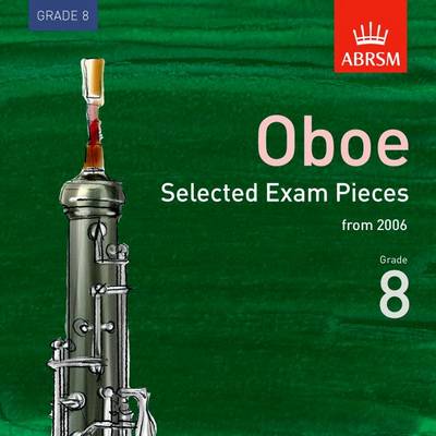 Book cover for Selected Oboe Exam Recordings, from 2006, Grade 8