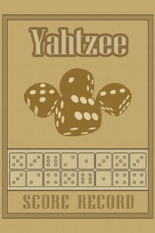 Cover of Yahtzee Score Record