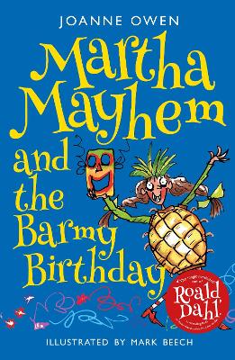 Book cover for Martha Mayhem and the Barmy Birthday