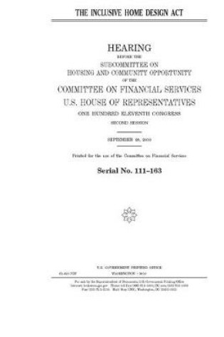 Cover of The Inclusive Home Design Act