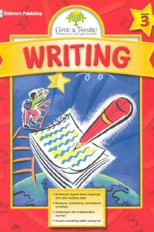 Cover of Gifted & Talented Writing Grade 3