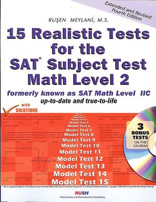 Book cover for 15 Realistic Tests for the "SAT" Subject Test Math