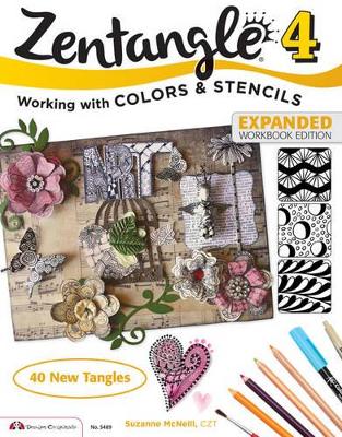 Book cover for Zentangle 4, Expanded Workbook Edition