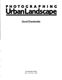 Book cover for Photographing Urban Landscape