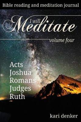 Book cover for I Will Meditate Volume Four