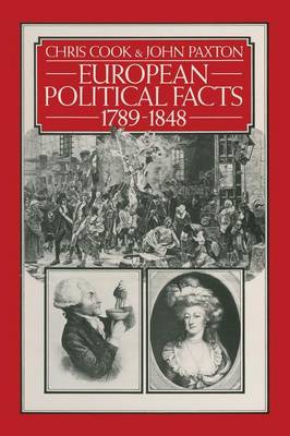 Book cover for European Political Facts 1789-1848