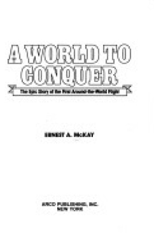 Cover of World to Conquer