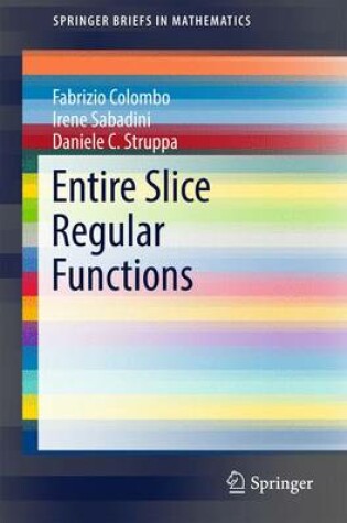 Cover of Entire Slice Regular Functions