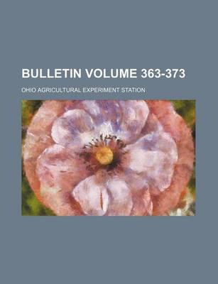 Book cover for Bulletin Volume 363-373