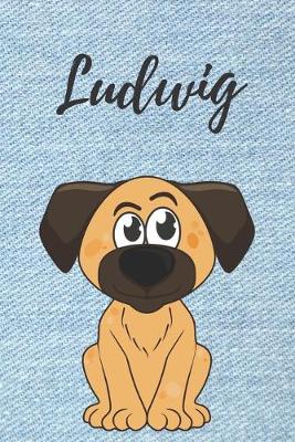 Book cover for Personalisiertes Notizbuch - Hunde Ludwig