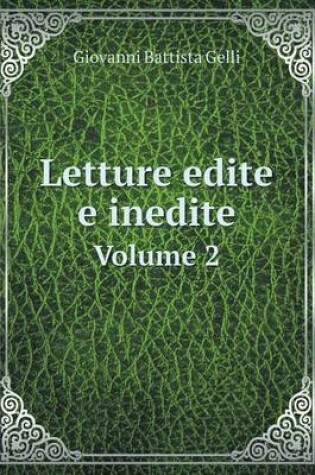 Cover of Letture edite e inedite Volume 2