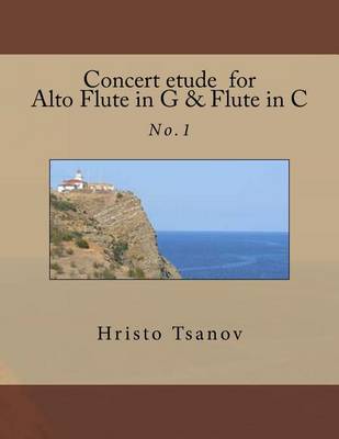 Book cover for Concert etude for Alto Flute in G and Flute in C