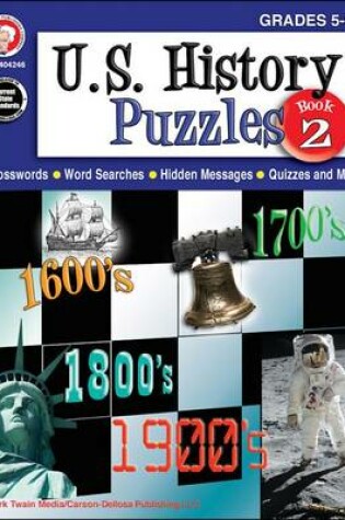 Cover of U.S. History Puzzles, Book 2, Grades 5 - 8