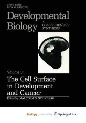 Book cover for The Cell Surface in Development and Cancer