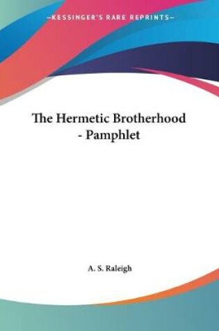 Cover of The Hermetic Brotherhood - Pamphlet