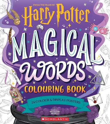 Book cover for Magical Words Colouring Book