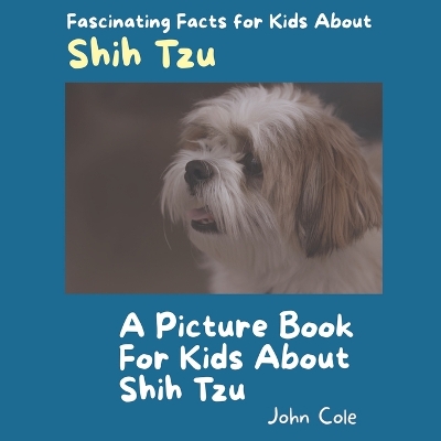 Book cover for A Picture Book for Kids About Shih Tzu
