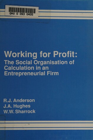 Cover of Working for Profit