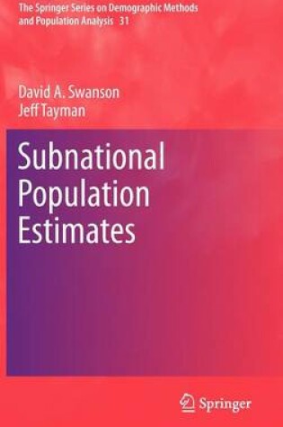 Cover of Subnational Population Estimates