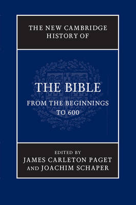 Book cover for The New Cambridge History of the Bible: Volume 1, From the Beginnings to 600