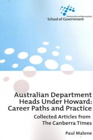 Cover of Australian Department Heads Under Howard