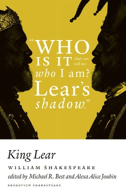 Book cover for King Lear - Ed. Best & Joubin