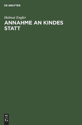 Book cover for Annahme an Kindes Statt