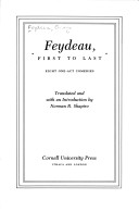 Book cover for Feydeau, First to Last