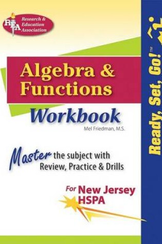 Cover of New Jersey HSPA Algebra & Functions Workbook