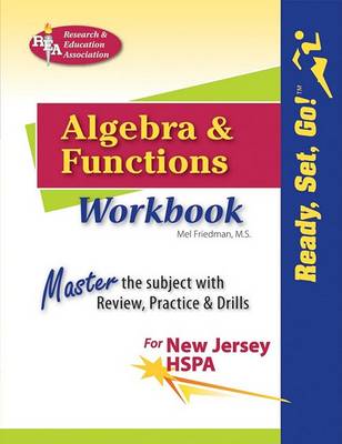 Book cover for New Jersey HSPA Algebra & Functions Workbook