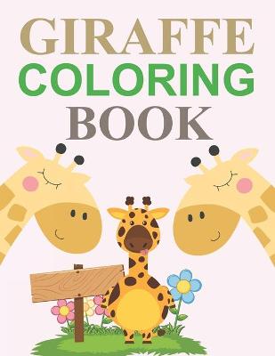 Book cover for Giraffe Coloring Book