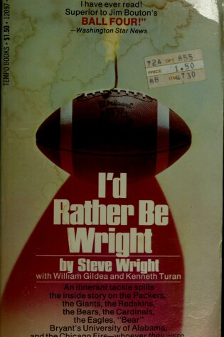 Cover of I'd Rather Be Wright