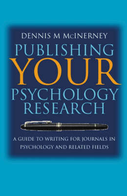 Book cover for Publishing Your Psychology Research