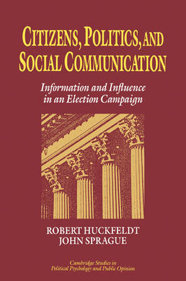 Book cover for Citizens, Politics and Social Communication