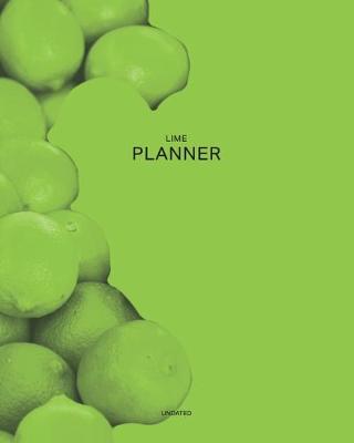 Book cover for Undated Lime Planner