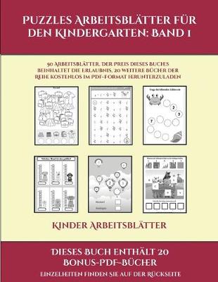 Book cover for Kinder Arbeitsblätter (Puzzles Arbeitsblätter für den Kindergarten