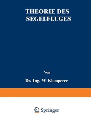 Book cover for Theorie Des Segelfluges