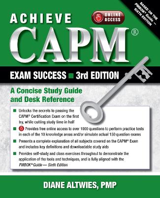 Book cover for Achieve CAPM Exam Success